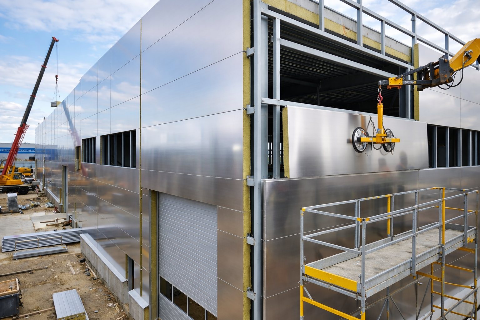 Применение сэндвич панелей для склада в Москве и области